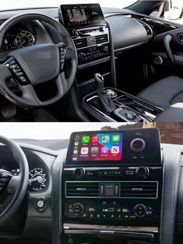 Pre Nissan Patrol Armada Royale Y62 Pre Infiniti QX80 QX56 CarPlay Auto Stereo Audio Rádio Multimediálny Prehrávač Navigácie GPS Navi