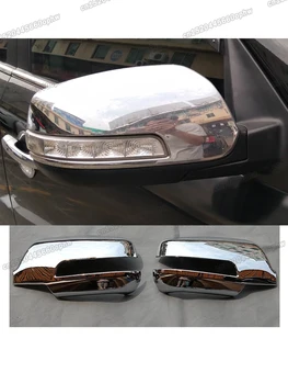 Lesklé strieborné zrkadlo povrchu auto spätné trim pre kia sorento 2009 2010 2011 2012 2013 vonkajšie príslušenstvo styling