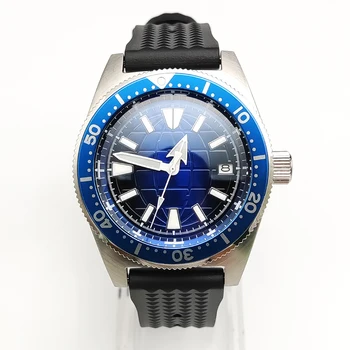 Luxusné modrá najnovší štýl automatické mechanické hodinky super svetlé svetelné Japonsko NH35 pohyb high-end sapphire povlak waterpro