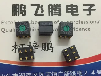 Japonsko ALCO MRD16RASTR04 0-F/16-bitové kódovania rotačných DIP prepínač vertikálne bočné nastavenie 3: 3-pin pozitívne kód TYCO 2-1825013-4