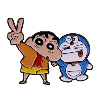 Anime Doraemons Brošňa Kovové Odznak Klopě Pin Bunda Džínsy Módne Šperky, Doplnky, Darčeky