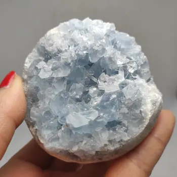 1pcs Prírodné Modré Lapis Lazuli Crystal Klastra minerálne vzor 100-140 g