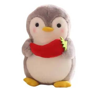 Roztomilé Mäkké Bábiky Deti Hračka Domova Plyšový Tučniak, Objímání Ovocie Valentine Darček