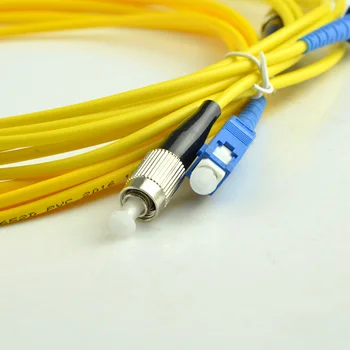 Jediný režim, Duplex optický patch kábel SC-FC 3M FTTH (fiber optic jumper kábel