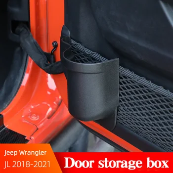 Dvere Skladovanie Boxs Pre Jeep Wrangler JL 2018-2021 ABS Vnútorné Opierkou Kontajnerov Zásobník Autá Organizátor Nástroje a Príslušenstvo