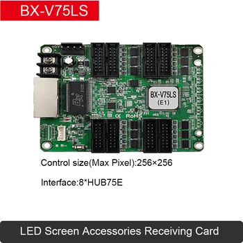 Doprava zadarmo Onbon BX-V75LS Plné farby Obdržaní Karty LED displej Sceen Kontroly Karty Pracovať so Všetkými BX posielanie karty HUB75 Port