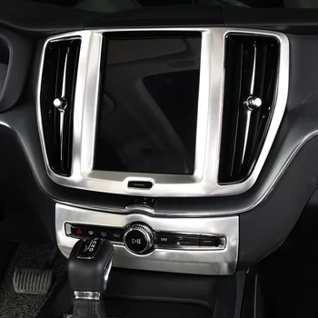 WELKINRY Pre Volvo XC60 2018 2019 2020 ABS chrome konzoly navigáciu prehrávač displej klimatizácia zásuvky air vent výbava