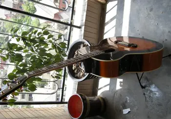 čína gitara pôvodné vlastné nové J200 sunburst akustická gitara sunburst 8yue11