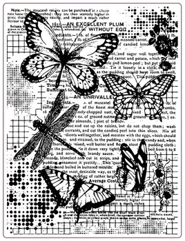 Dragonfly motýľ text pozadie Jasné, Transparentné Silikónové Stamp/Pečiatka pre DIY scrapbooking/foto album Dekoratívne