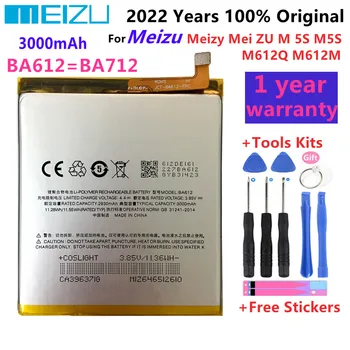 Meizu Originálne 3000mAh BA612 Batérie Pre Meizu Meizy Mei zu M 5S M5S M612Q M612M Mobilného Telefónu, Batérie+Bezplatné nástroje