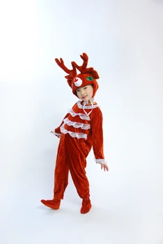 Deti výkonu jeleň Kostým zvierat Cosplay Oblečenie Halloween Kostýmy Jumpsuit