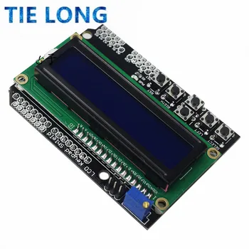 1PCS LCD Klávesnica Štít LCD1602 LCD 1602 Modul Displeja Pre Arduino ATMEGA328 ATMEGA2560 raspberry pi UNO modrá obrazovka