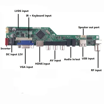 Držiak pre N173FGE-LA3/L63 Panel LCD LED USB 17.3