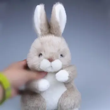 Plyšový Zajac Sedí Lop Králik Zvierat Malý Biely Králik Oblečenie Pre Bábiku Roztomilý Malý White Rabbit, Plyšové Hračky