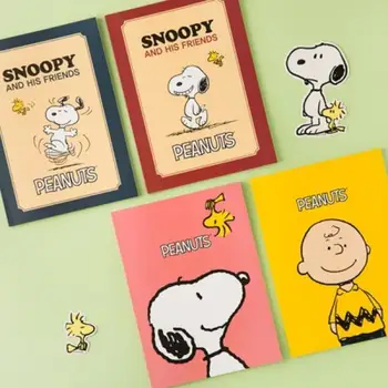 50Sheets Snoopy Cartoon Módne Deti B5 Notebook Kawaii Anime Stretnutie Knihe záznamov Práce poznámkový blok pre Dievčatá Narodeninám