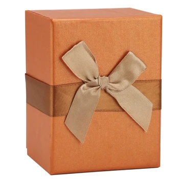 Orange Bowknot Watch Box Elegantné Skladovanie Prípade Kartón Súčasnosti Darčeka Obdĺžnik Vysoko Kvalitné Hodinky Balenie Box Šperky Box