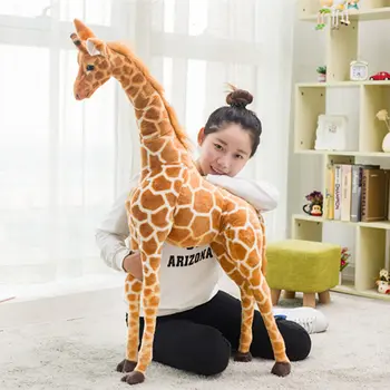 1pc 60 cm/80 cm/100 cm Veľké Simulácia Žirafa Plyšové Zvieratá, Bábiky, Hračky Narodeninám Valentine Darčeky Deti Hračky