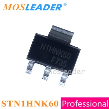 Mosleader STN1NK60Z STN1HNK60 SOT223 100KS 1000PCS STN1NK60 N-Kanál Vyrobené v Číne Vysokej kvality